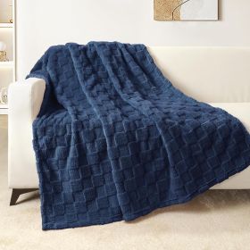 Fleece Throw Blanket for Couch,Super Soft and Warm Lightweight Checkered Pattern Blankets for All Seasons, 50x60 Inches Fleece Throw Blanket for Couch,Super Soft and Warm Lightweight Checkered Pattern Blankets for All Seasons, 50x60 Inches